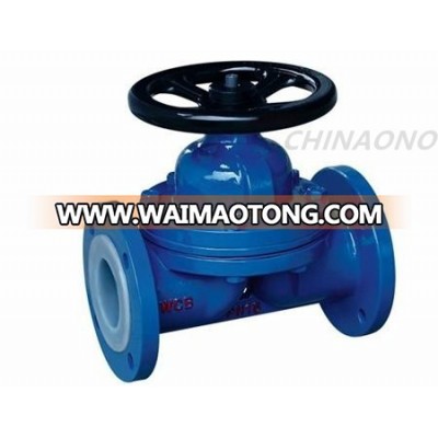 PVDF Plastic Diaphragm Valve with Flange