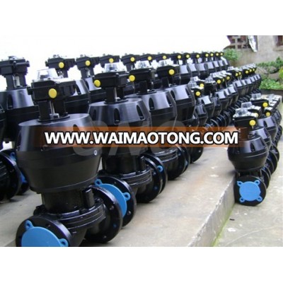 Pneumatic Plastic Flange Diaphragm Valve